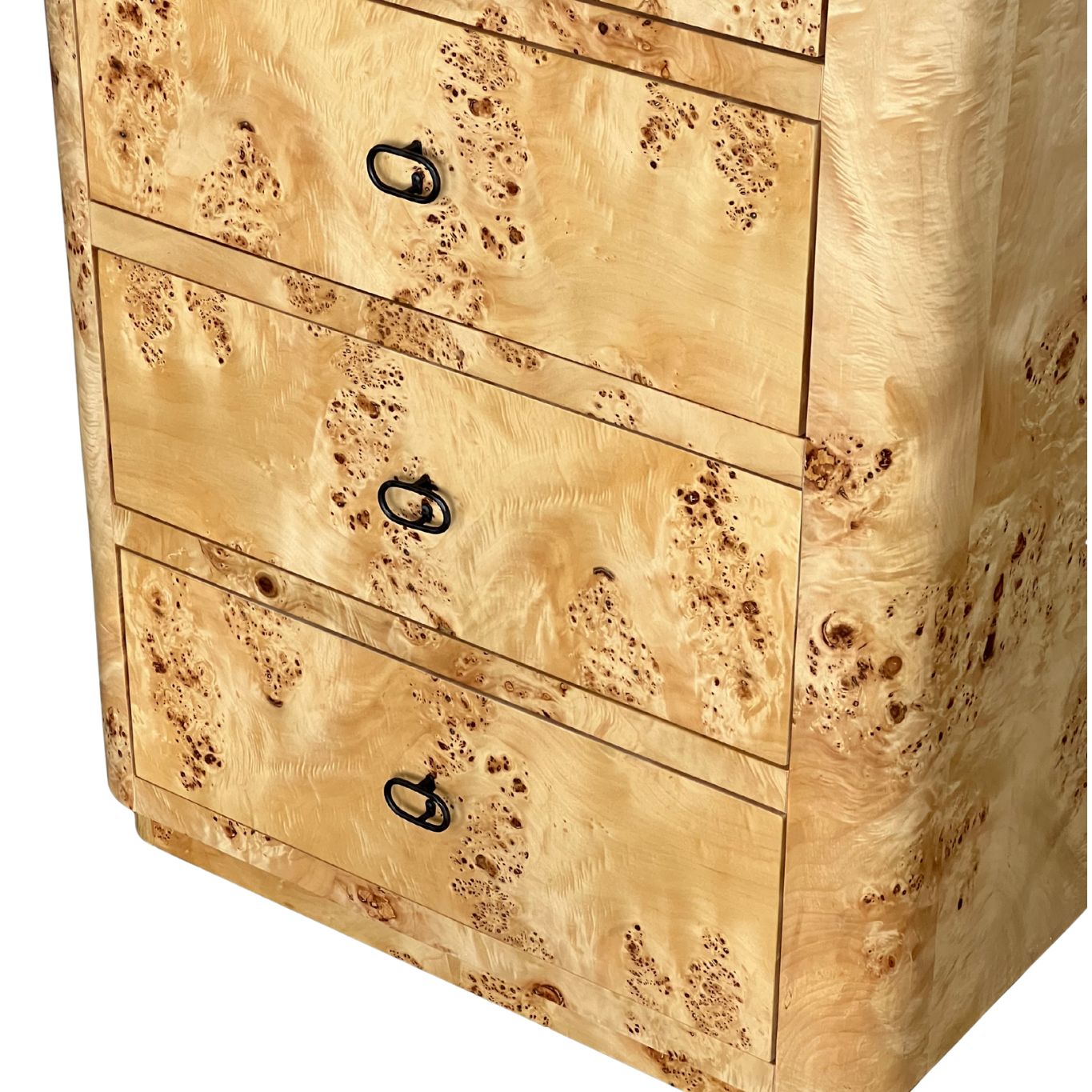 Zephyr Tall Dresser | Honey Burl