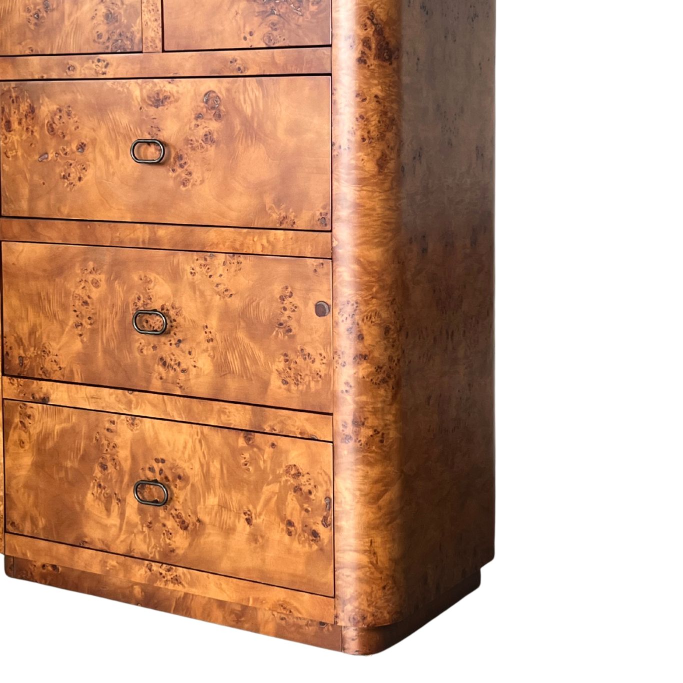 Zephyr Tall Dresser | Cognac Burl
