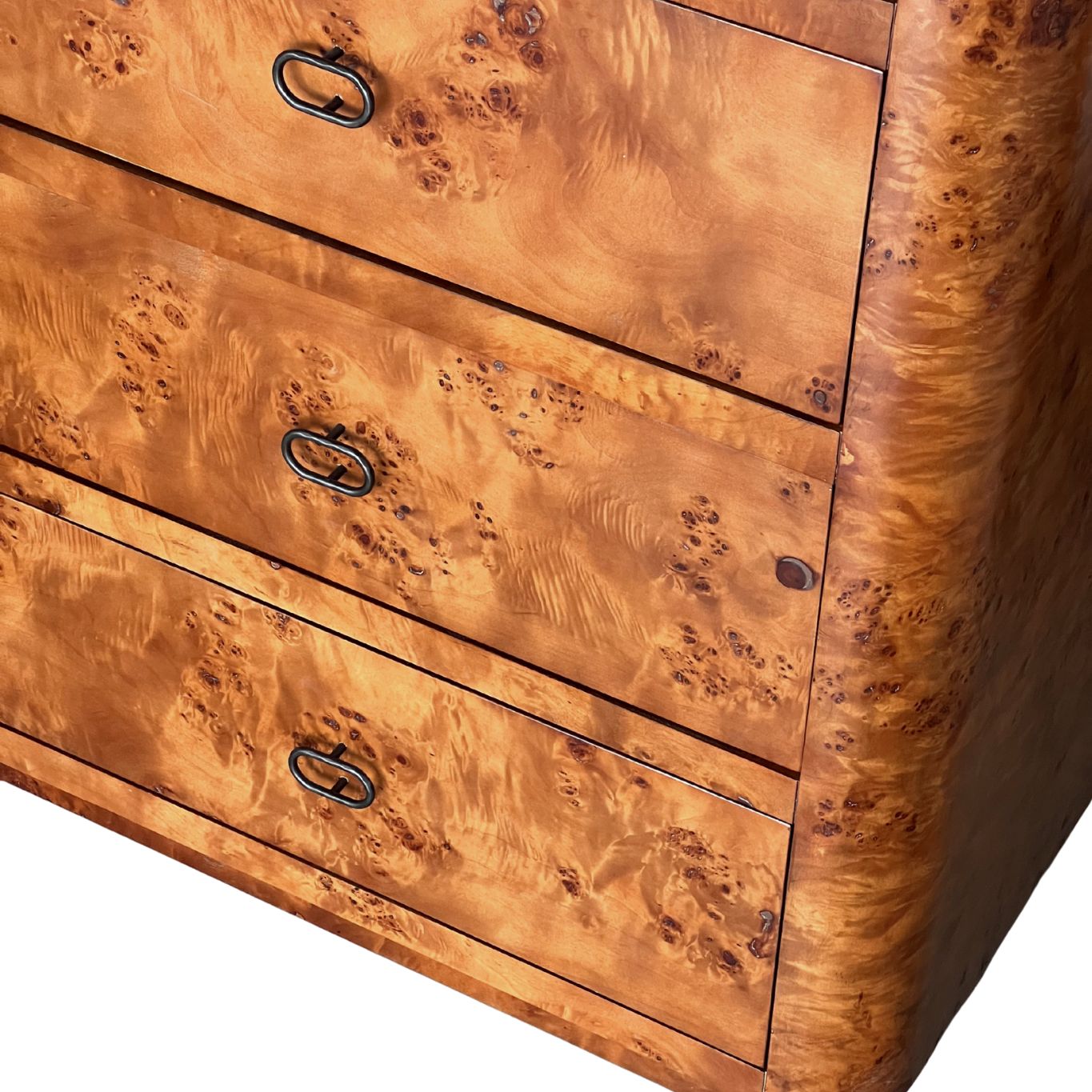 Zephyr Tall Dresser | Cognac Burl