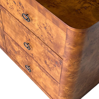 Zephyr Chest of Drawers | Cognac Burl