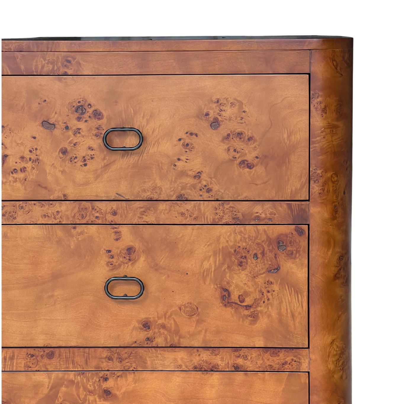 Zephyr Chest of Drawers | Cognac Burl
