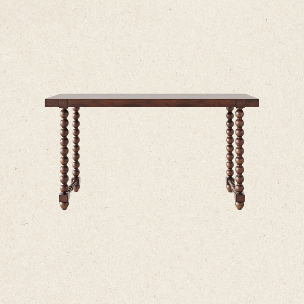 Santos Console Table, Gmelina Wood | En Gold – en gold