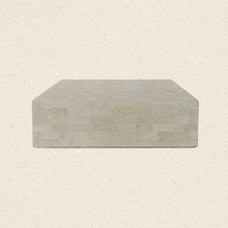 Mala Coffee Table | Natural White Stone