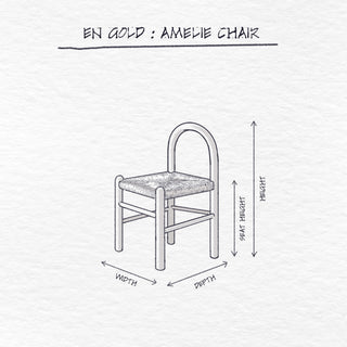 Amelie Chair dimensions