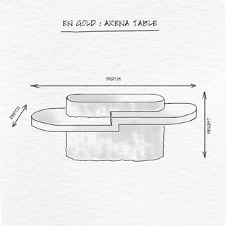 Arena Table dimensions