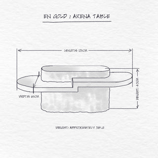 Arena Table dimensions