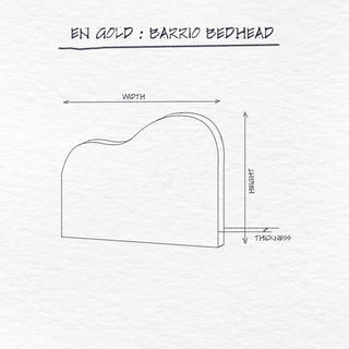 Barrio Bedhead dimensions