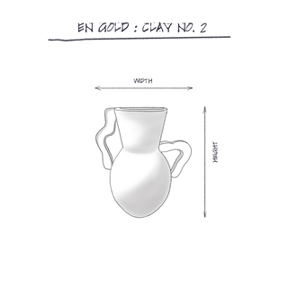 Clay No. 2 | Sienna dimensions