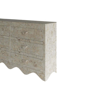 Sable Chest of Drawers, Cream Stone