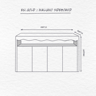 Malumo Sideboard dimensions