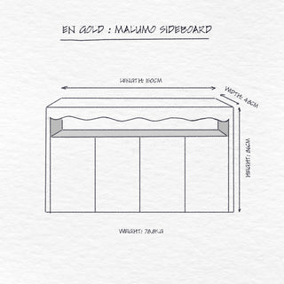 Malumo Sideboard dimensions