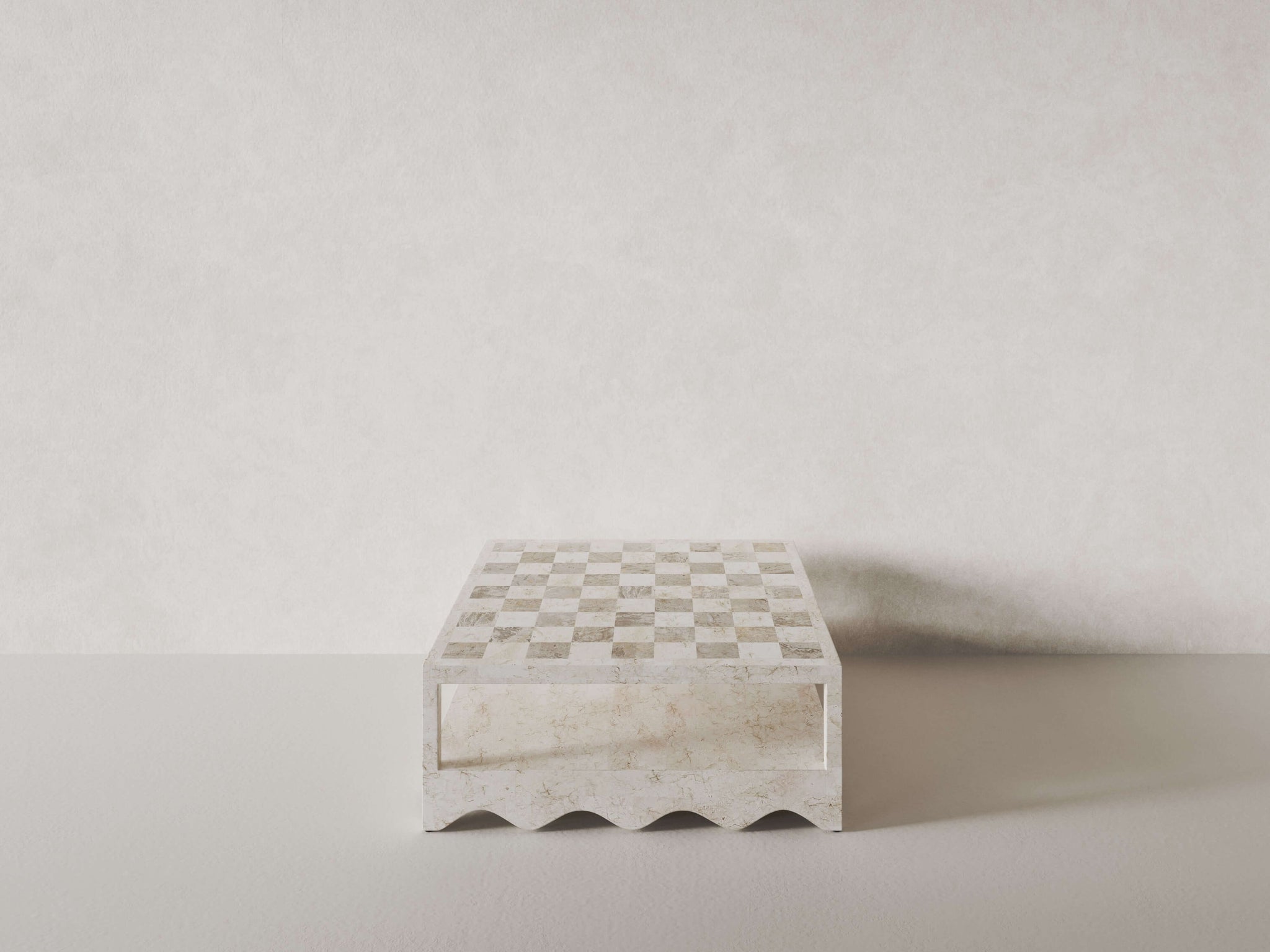 Sable Coffee Table, Natural White Stone Coffee Table En Gold