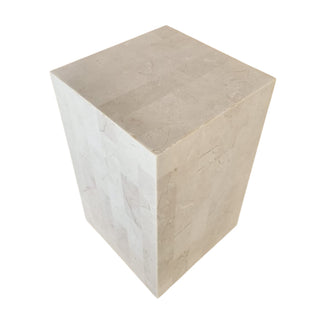 Spanish Beige Marble Plinth | Medium