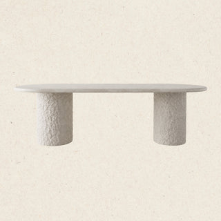 Isla Oval Dining Table | 300cm | Spanish Beige Marble