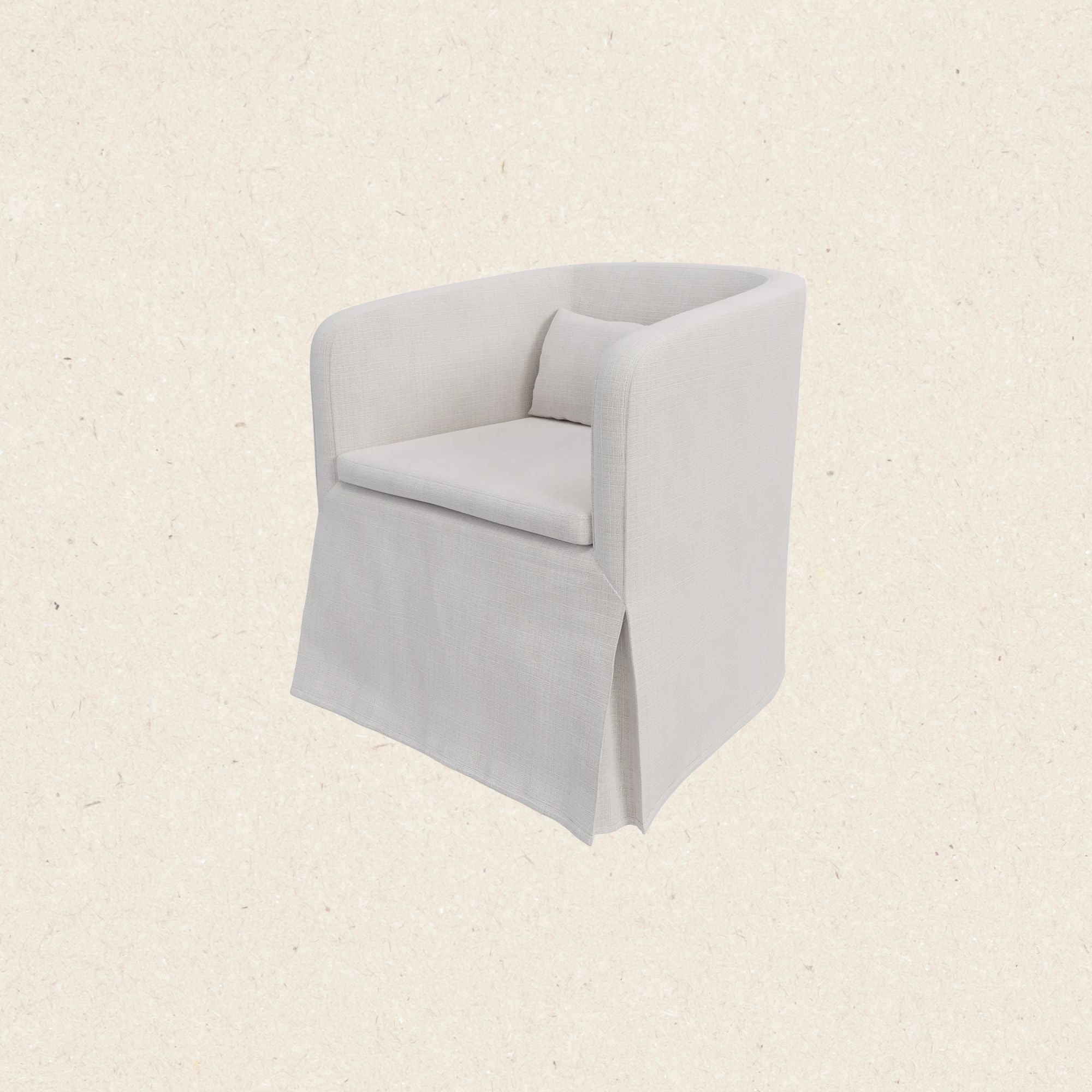 Sable Tub Chair | Woven Ivory