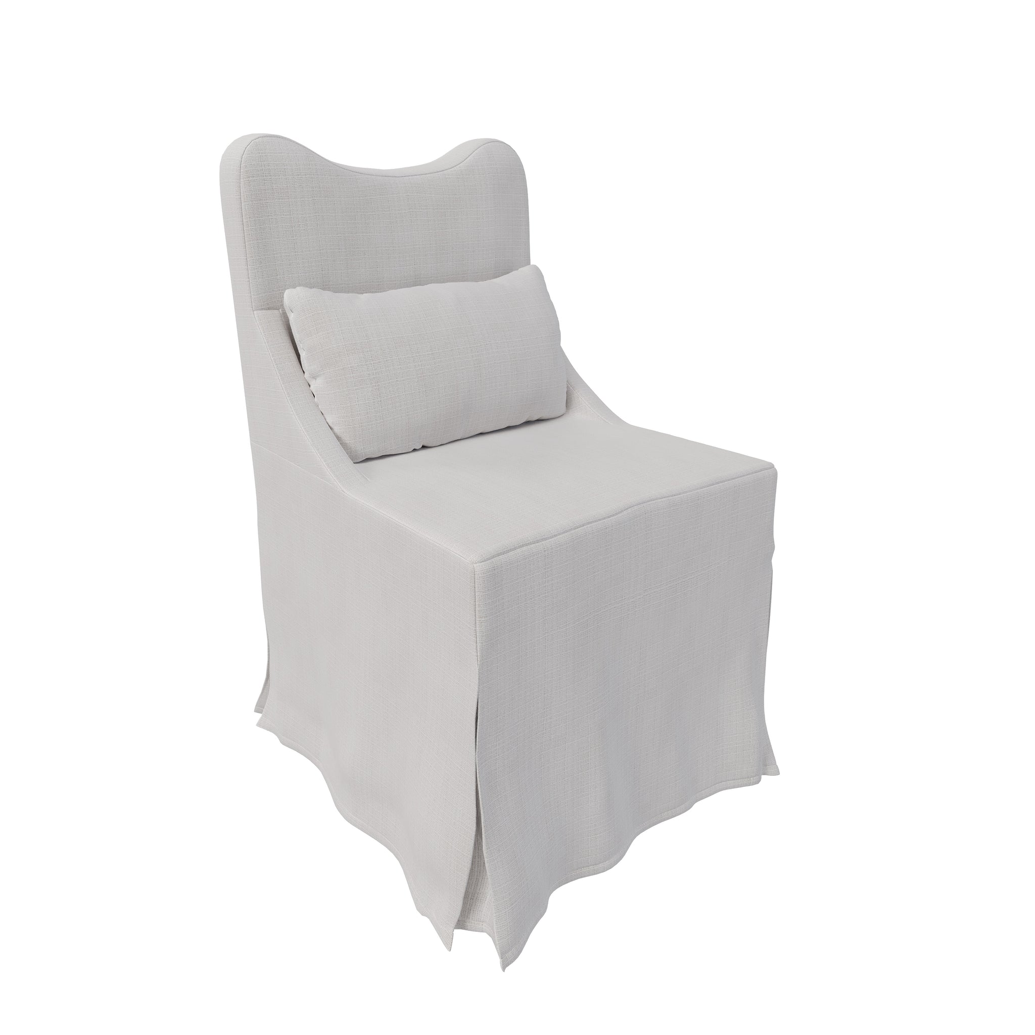 Sable Dining Chair, Woven Ivory