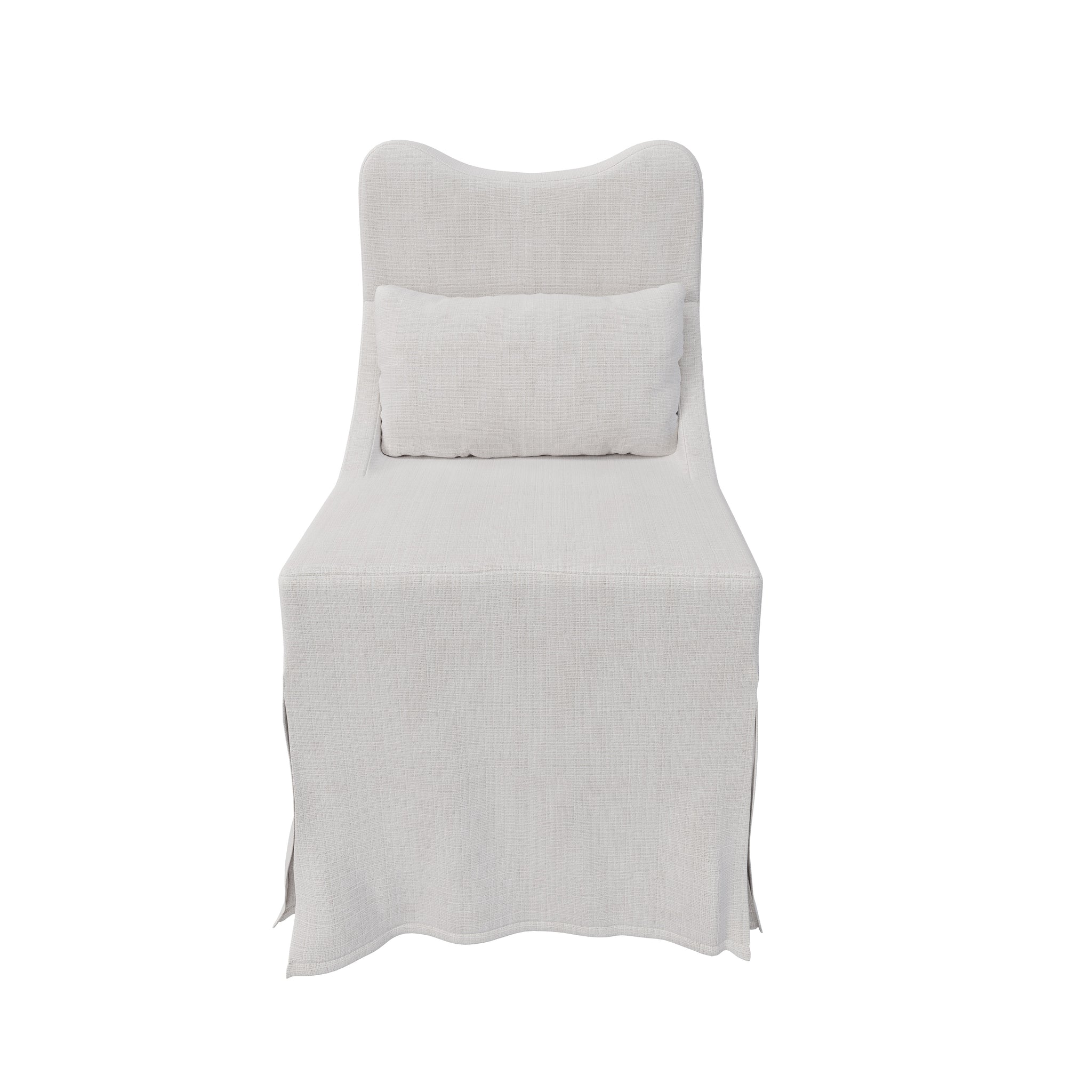 Sable Dining Chair, Woven Ivory