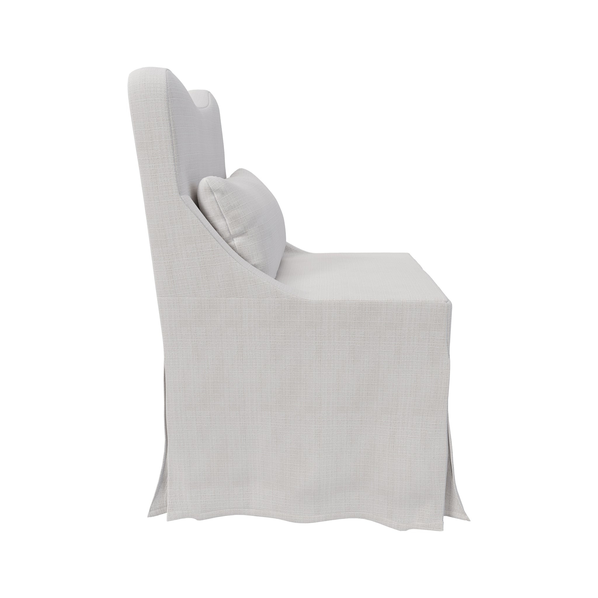 Sable Dining Chair, Woven Ivory