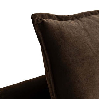 Santiago Armchair, Chocolate Velvet