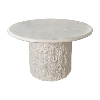 Isla Round Dining Table | 130cm | Spanish Beige Marble