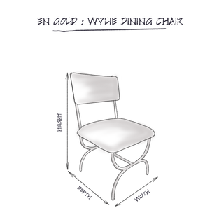 Wylie Dining Chair dimensions