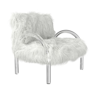 Wylie Chair, White Shag