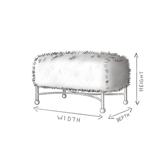 Wylie Ottoman dimensions
