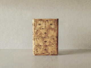 Zephyr Tall Dresser | Honey Burl