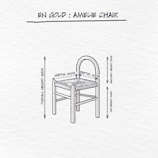 Amelie Chair dimensions