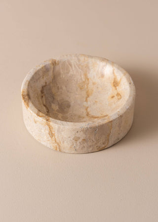 Saardé - Opus Marble Dish Collection: Nougat