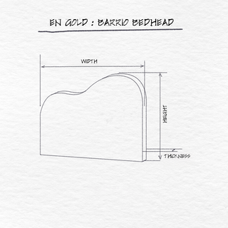 Barrio Bedhead dimensions