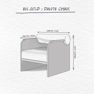 Dante Chair dimensions