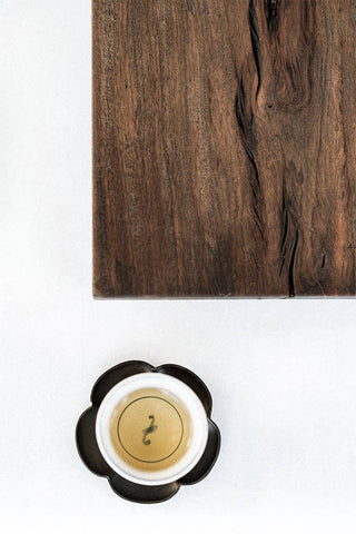Japanese-style Wabi-Sabi Black Walnut Serving Tray