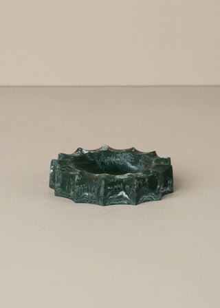 Saardé - Flow Resin Sun Dish | Dark Jade