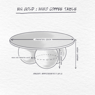 Miro Coffee Table dimensions