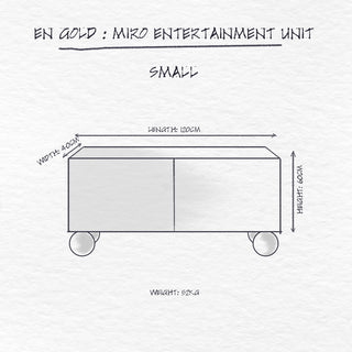 Miro Entertainment Unit, Small dimensions