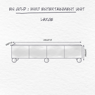 Miro Entertainment Unit, Large dimensions