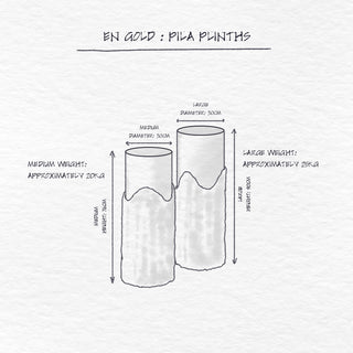 Pila Plinths dimensions