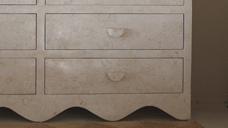 Sable Chest of Drawers, Natural White