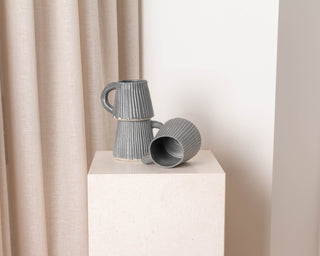Barnacle Mug, Grey by Mia Casal Ceramics