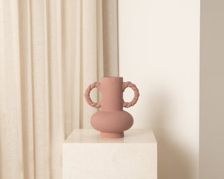 Braid Vase, Maroon by SANE