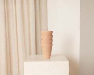 Sculpt Drinking Cup, Clay by Tina Frey
