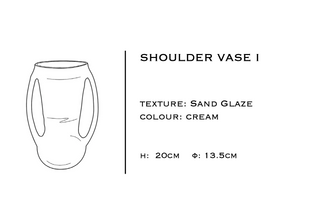 Shoulder Vase, Cream by SANE