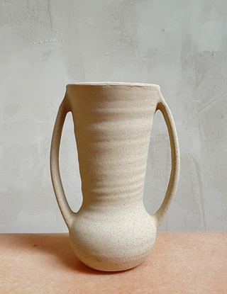 Shoulder Vase, Cream by SANE