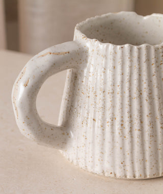 Barnacle Mug, White by Mia Casal Ceramics