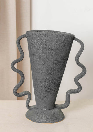 Stretch Vase, Lichen Lava by Morgan Peck