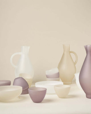 Glass Pitcher, White